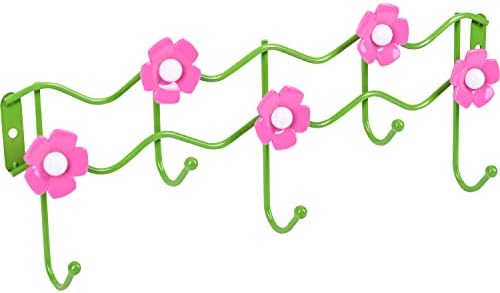 Galashield Flower Design Hook Rack for Kids Room