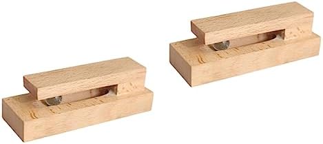 Alipis 2pcs Solid Wood Towel Hooks for Wall Mount