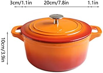 SISWIM Soup Pot Stockpot with Lid Dutch Oven 1