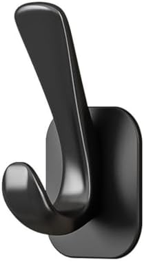 Nepartak Matte Black Aluminum Alloy Coat Hooks