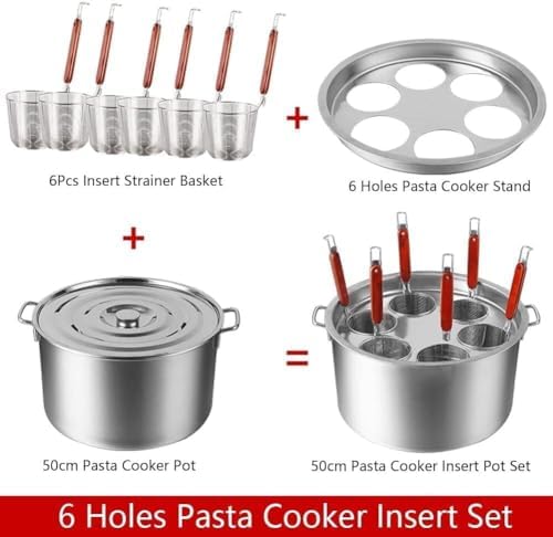 DAOUXIAOSP Multipots Pasta Pots Set with Strainer Basket