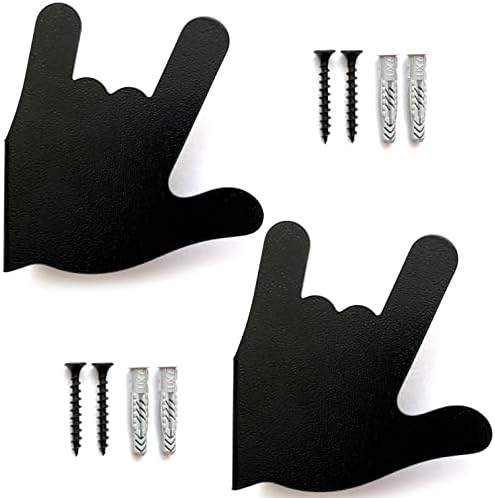 Funny Wall Coat Hooks 2pcs - Heavy Duty Metal