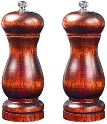 sdneNest Wooden Salt Pepper Mills Set 2 Pack
