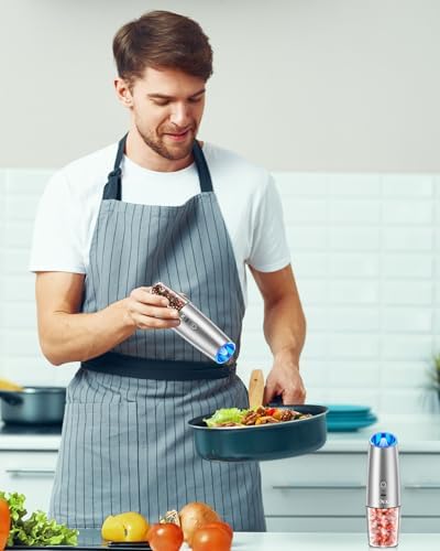 XinXu USB Rechargeable Salt Pepper Grinder Set