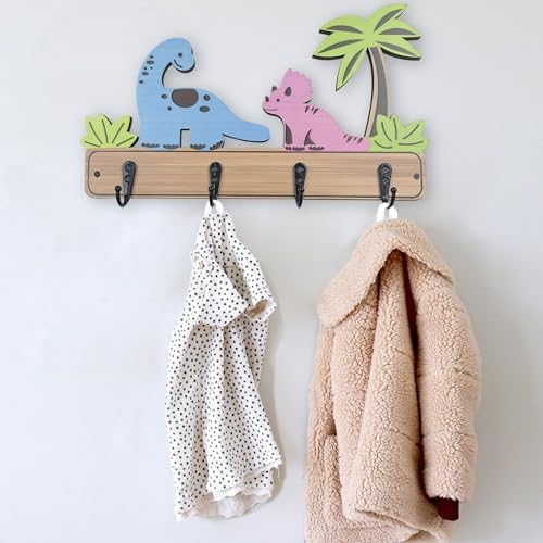 Kids Toddler Animal Coat Rack Wall Mount 137 Inch