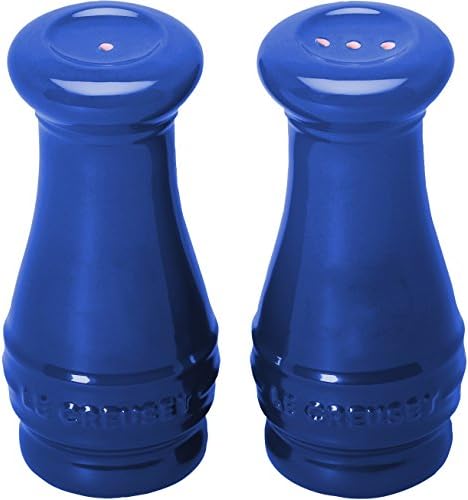 Le Creuset Cobalt Stoneware Salt Pepper Shakers