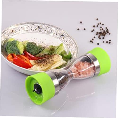 NAMOARLY Handcrafted Double Manual Pepper Salt Mill Ceramic Core