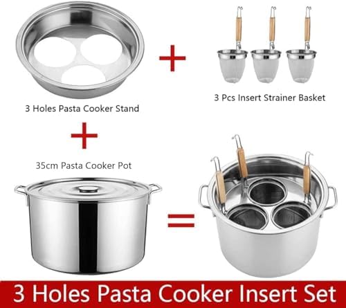DAOUXIAOSP Pasta Pot Stainless Steel Cooker Set 1