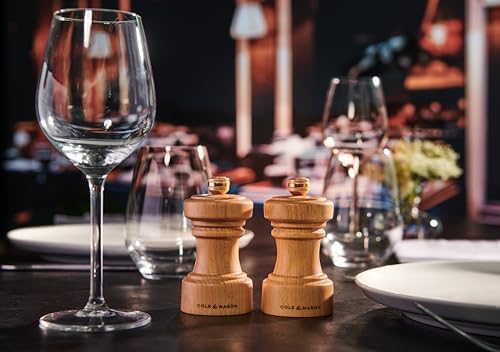 Cole Mason Hoxton Mill Table Pepper Grinder 4 Natural Beech