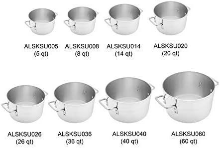 60 Quart Aluminum Sauce Pot Mirror Finish