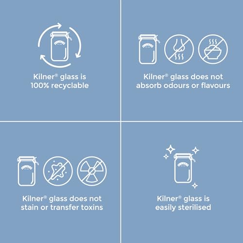 Kilner Round Swing Top Glass Jar 12 oz 1