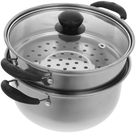 Stainless Steel Soup Pot Steamer with Multilayer Basket
