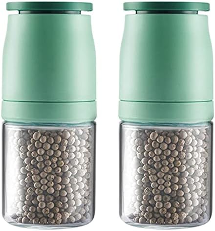 INKTUS 2pcs Salt Pepper Mill Set - Spices Herbs Grinder