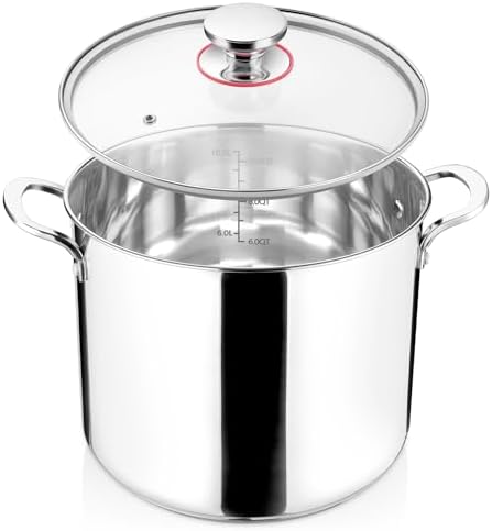12 Quart Stainless Steel Stock Pot with Lid