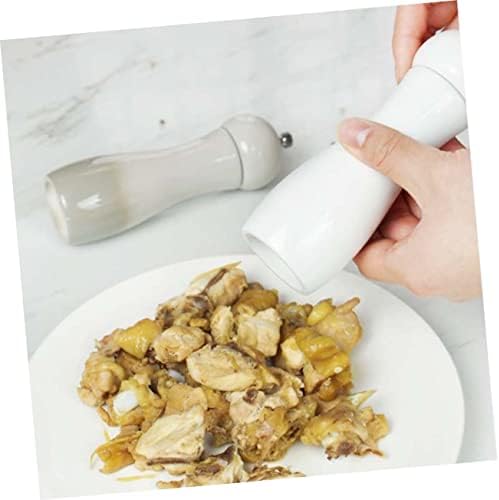 PAMINGONO Ceramic Pepper Mill and Salt Shaker Set