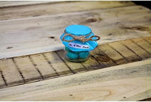 Juvale Mini Glass Jars with Lids - 5 Pack 17 oz