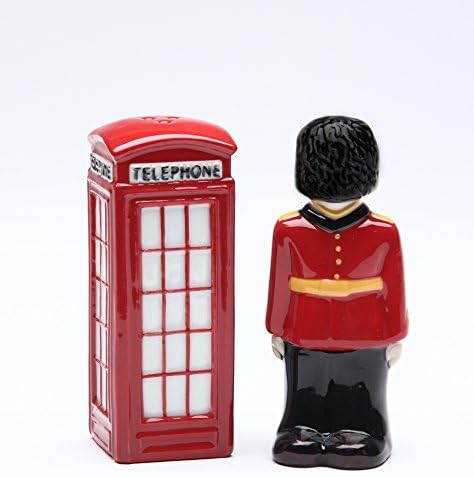 Cosmos Gifts 20717 Fine Ceramic Salt Pepper Shakers Set