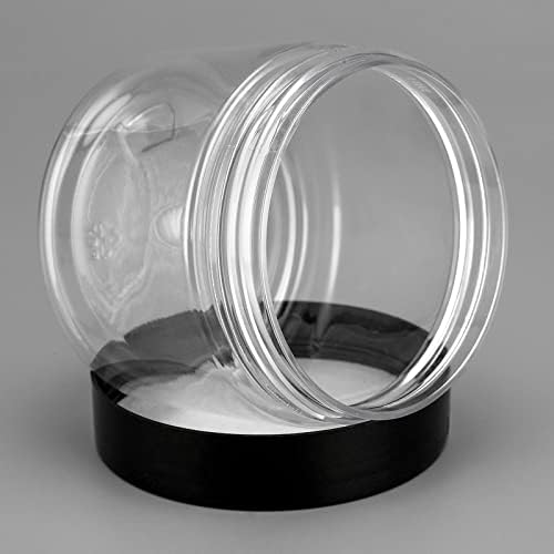 HOIGON 24 Pack Clear Plastic Jars with Lids for Storage