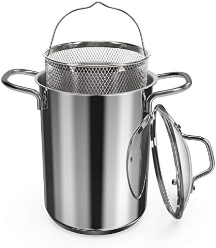 Navaris Asparagus Steamer Spaghetti Pot - 41 Qt