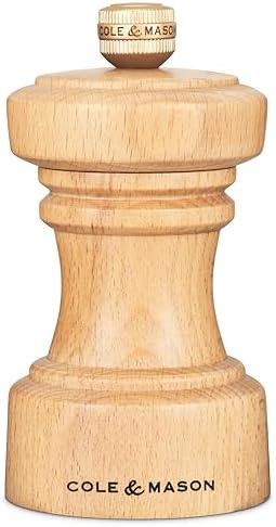 Cole Mason Hoxton Mill Table Pepper Grinder 4 Natural Beech