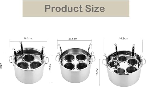 UNbit Heavy Duty Induction Stockpot with Divider and Colander Strainer