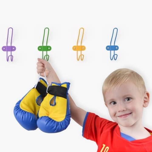 Kids Wall Coat Hooks Set of 10 for Nursery and Bedroom