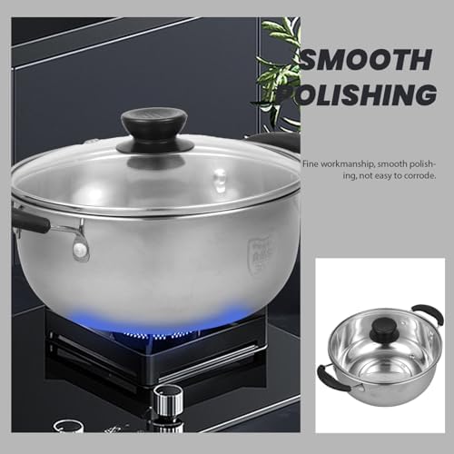 Zerodeko Stainless Steel Steamer Pot with Lid for Induction