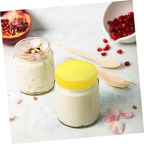 CIYODO 86mm Wide Mouth Mason Jar Lids Reusable Plastic Covers 1