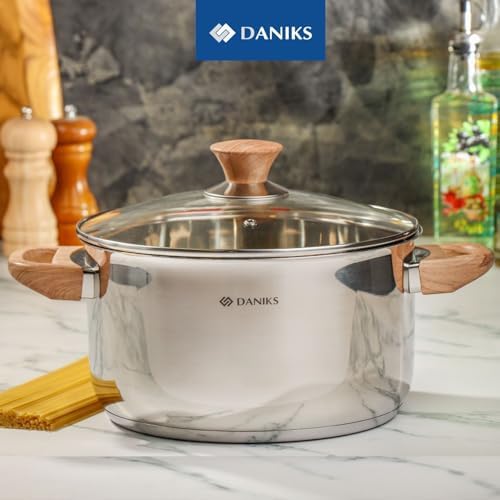Daniks Oslo Stainless Steel Stockpot 6 Quart