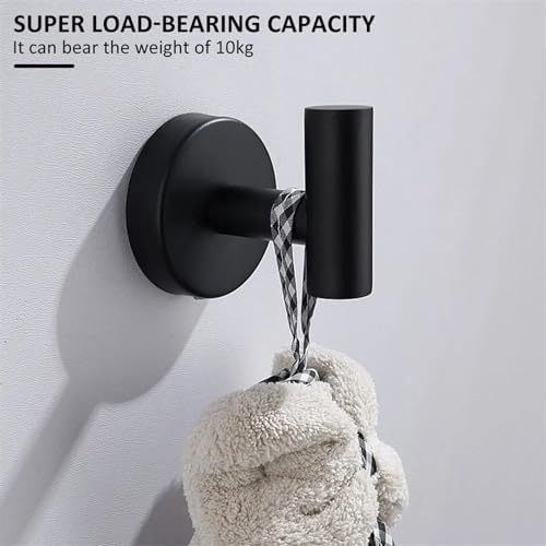 HCANte Wall Mounted Coat Racks 2Pcs Brushed Nickel Towel Hooks