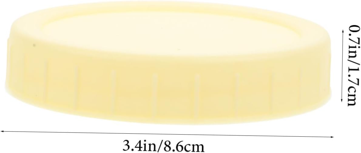 BESTOYARD 10pcs Wide Mouth Mason Jar Lids