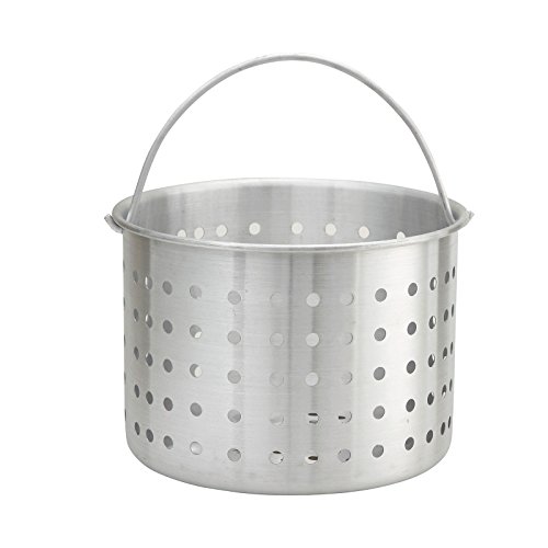 Winco Winware Aluminum Steamer Basket - Fits 20 Quart Stock Pot