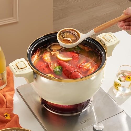 Modern Stock Pot with Glass Lid and Non-Stick Coating