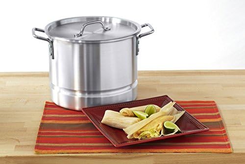 IMUSA USA Aluminum Tamale Steamer Pot 12-Quart Silver 1