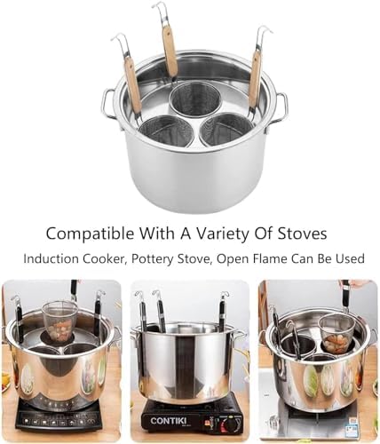 DAOUXIAOSP Pasta Pot Stainless Steel Cooker Set 1