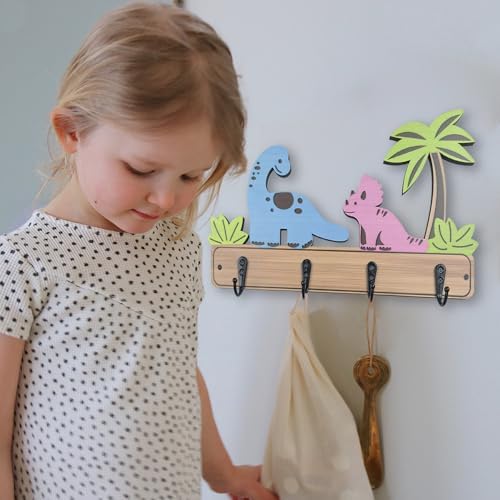 Kids Toddler Animal Coat Rack Wall Mount 137 Inch