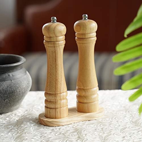Salt and Pepper Mill Tray - Rubber Wood 5 cm Inner Diameter