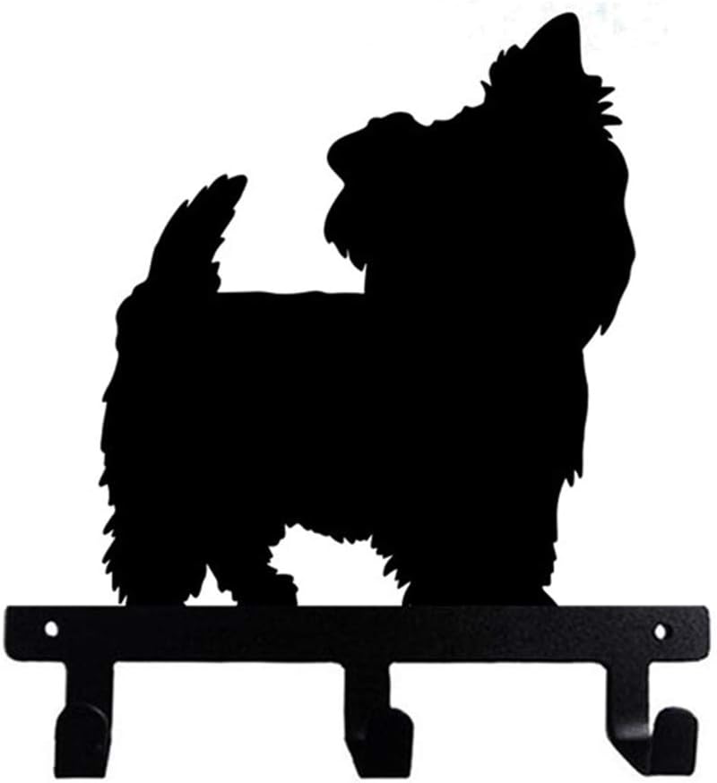 Fit Frenchie Yorkie Portrait Metal Wall Hook