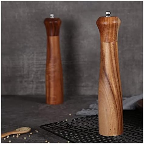 HyKab Adjustable Wooden Pepper Mill Set
