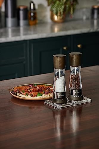Cole Mason Derwent Black Wood Salt Pepper Mills Gift Set