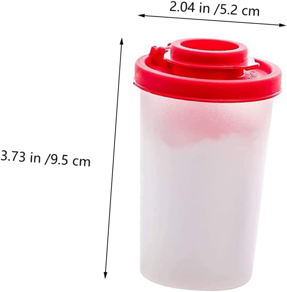 HAKIDZEL 2pcs Portable Seasoning Bottle Salt Pepper Shaker Set
