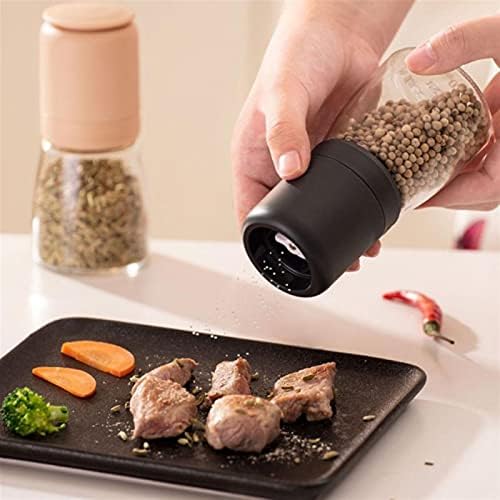TOMYEUS Salt and Pepper Grinder Set with Refillable Bottles