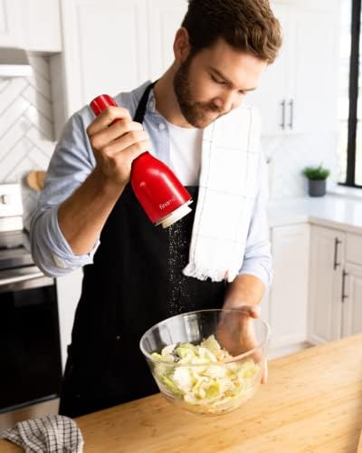 FinaMills Battery Operated Salt and Pepper Grinder Set - 2 ProPlus Pods