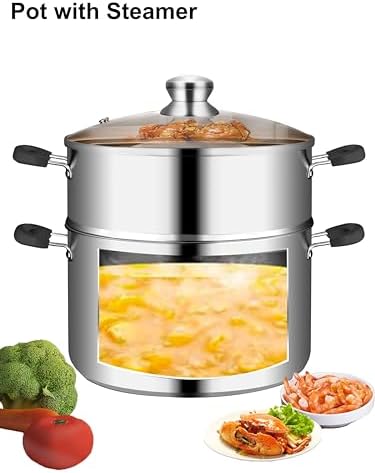 VENTION 48 QT Induction Steamer Pot with 94 Inch Basket