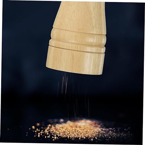 Ciieeo 2 Pcs Manual Pepper Mill and Salt Shaker