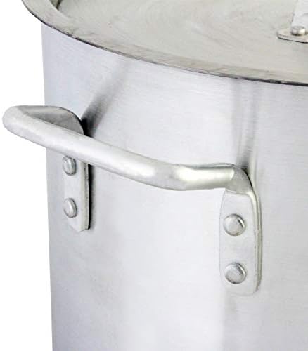 16 Quart Aluminum Stock Pot with Riveted Handles 1