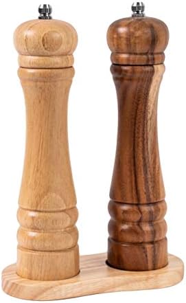 Salt and Pepper Mill Tray - Rubber Wood 5 cm Inner Diameter