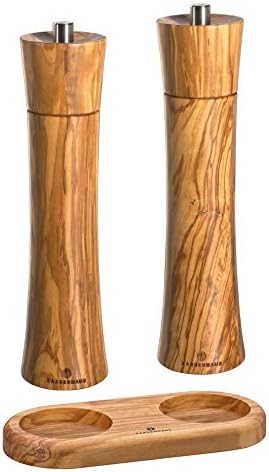 Zassenhaus Pepper Salt Mill Set with Stand