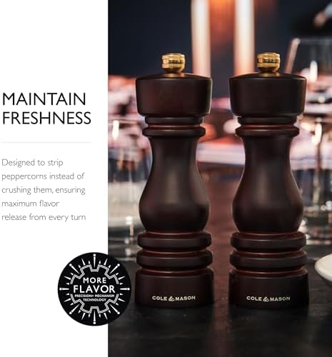 Cole Mason London Spice Mill Set - Salt Pepper Grinder