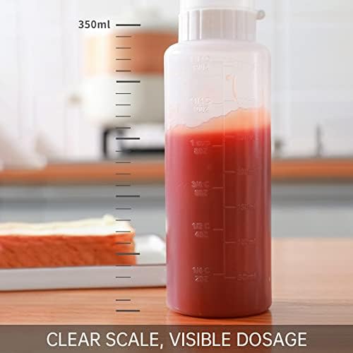 Katutude 5-Hole Condiment Squeeze Bottle 175ml with Leak Proof Cap